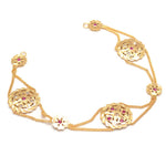 Load image into Gallery viewer, Gold-Plated American Diamond-Studded Matha Patti
