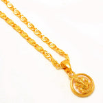 Load image into Gallery viewer, Gold Plated Pendant With Chain Jewelry For Men & Women
