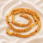 Load image into Gallery viewer, Unisex Gold-Toned Brass Gold-Plated Chain