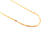 Load image into Gallery viewer, Unisex Gold-Toned Brass Gold-Plated Chain