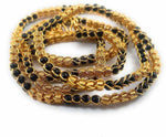 Load image into Gallery viewer, Gold-Toned & Black Brass Gold-Plated Chain