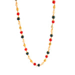Load image into Gallery viewer, Jewar Mandi Gold Plated multicolor motor mala chain