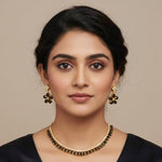 Load image into Gallery viewer, Gold-Plated Americn Diamond Studded Jewellery Set