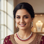 Load image into Gallery viewer, Gold and Silver Plated American Diamond and Cubic Zirconia Jewelry Set
