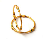 Load image into Gallery viewer, Gold Plated Round Ball Handmade Meena Work Bangles
