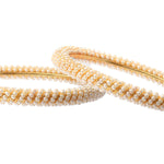 Load image into Gallery viewer, White Pearl Gold Plated Bangles for Women and Girls