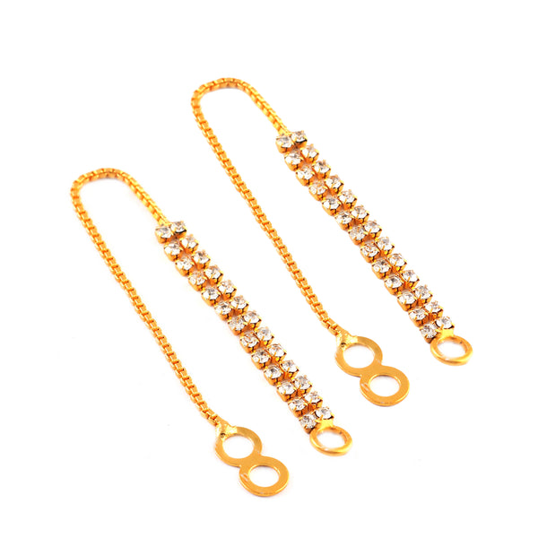 Gold Plated Classic Ear Cuff Earrings
