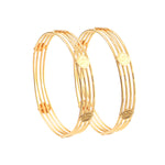 Load image into Gallery viewer, Set Of 2 Gold-Plated Bangles
