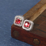 Load image into Gallery viewer, Silver Plated Square Tops For Women