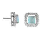 Load image into Gallery viewer, Silver Plated Square Tops For Women