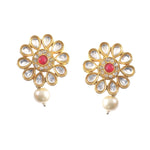 Load image into Gallery viewer, Gold-Plated Kundan-Studded & Beaded Jewellery Set