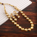 Load image into Gallery viewer, Gold-Plated Kundan-Studded Jewellery Set
