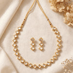 Load image into Gallery viewer, Gold-Plated Kundan-Studded Jewellery Set