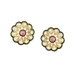 Load image into Gallery viewer, Gold-Plated Kundan Studded & Pearl Beaded Jewellery Set