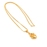 Load image into Gallery viewer, Unisex Micro Gold Plated Ganesh Pendant With Chain