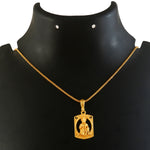 Load image into Gallery viewer, Unisex Micro Gold Plated Hanuman Pendant With Chain