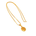 Load image into Gallery viewer, Unisex Micro Gold Plated Om Pendant With Chain