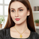 Load image into Gallery viewer, Unisex Micro Gold Plated Om Pendant With Chain