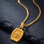 Load image into Gallery viewer, Unisex Micro Gold Plated Om Pendant With Chain