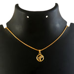Load image into Gallery viewer, Unisex Micro Gold Plated Maa Pendant With Chain