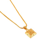 Load image into Gallery viewer, Unisex Micro Gold Plated Om Pendant With Chain