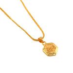 Load image into Gallery viewer, Unisex Micro Gold Plated Shiv Pendant With Chain