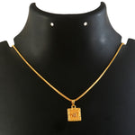 Load image into Gallery viewer, Unisex Micro Gold Plated Maa Pendant With Chain