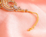Load image into Gallery viewer, 18K Gold-Plated Cubic Zirconia Studded Maang Tikka