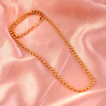 Load image into Gallery viewer, Gold-Plated Minimalist Ball Bead Chain Necklace