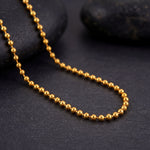 Load image into Gallery viewer, Gold-Plated Minimalist Ball Bead Chain Necklace