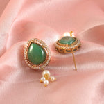 Load image into Gallery viewer, Elegant Pearl Multi-Strand Choker Jewellery Set with Matching Earrings