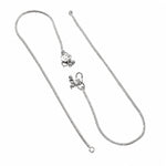 Load image into Gallery viewer, Silver-Plated Rope Chain Anklet with Lobster Clasp