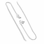 Load image into Gallery viewer, Silver-Plated Interlocked Link Anklet