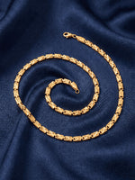 Load image into Gallery viewer, Gold-Toned Geometric Link Chain Necklace