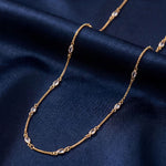 Load image into Gallery viewer, Elegant Gold-Plated White Stone Chain