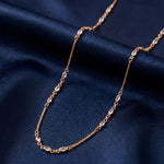 Load image into Gallery viewer, Elegant Gold-Plated White Stone Chain
