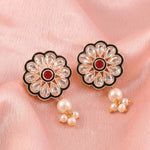 Load image into Gallery viewer, Gold-Plated Kundan-Studded & Beaded Jewellery Set