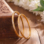 Load image into Gallery viewer, Women Gold-Plated Bangles Set of 2