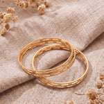 Load image into Gallery viewer, Women Gold-Plated Bangles Set of 4
