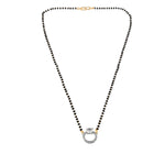 Load image into Gallery viewer, Rhodium plated AD & CZ Studed Pendant Mangalsutra