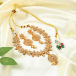 Load image into Gallery viewer, Gold Plated Kundan Stone Studded Handcrafted Jewellery Set