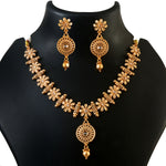 Load image into Gallery viewer, Gold Plated Kundan Stone Studded Handcrafted Jewellery Set