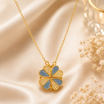 Load image into Gallery viewer, 2-Way Multi Wearing Magnetic Heart Clover Necklace for Women