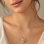 Load image into Gallery viewer, 2-Way Multi Wearing Magnetic Heart Clover Necklace for Women