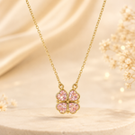 Load image into Gallery viewer, 2-Way Multi Wearing Magnetic Heart Clover Necklace for Women