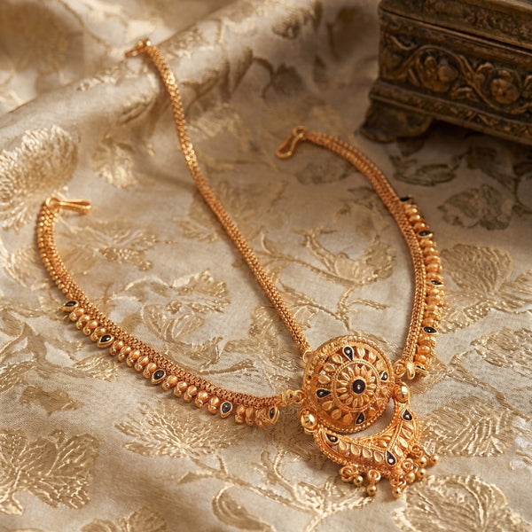 Gold Plated Traditional Polki & Handmade Meena Work Rajasthani Style Jewelry