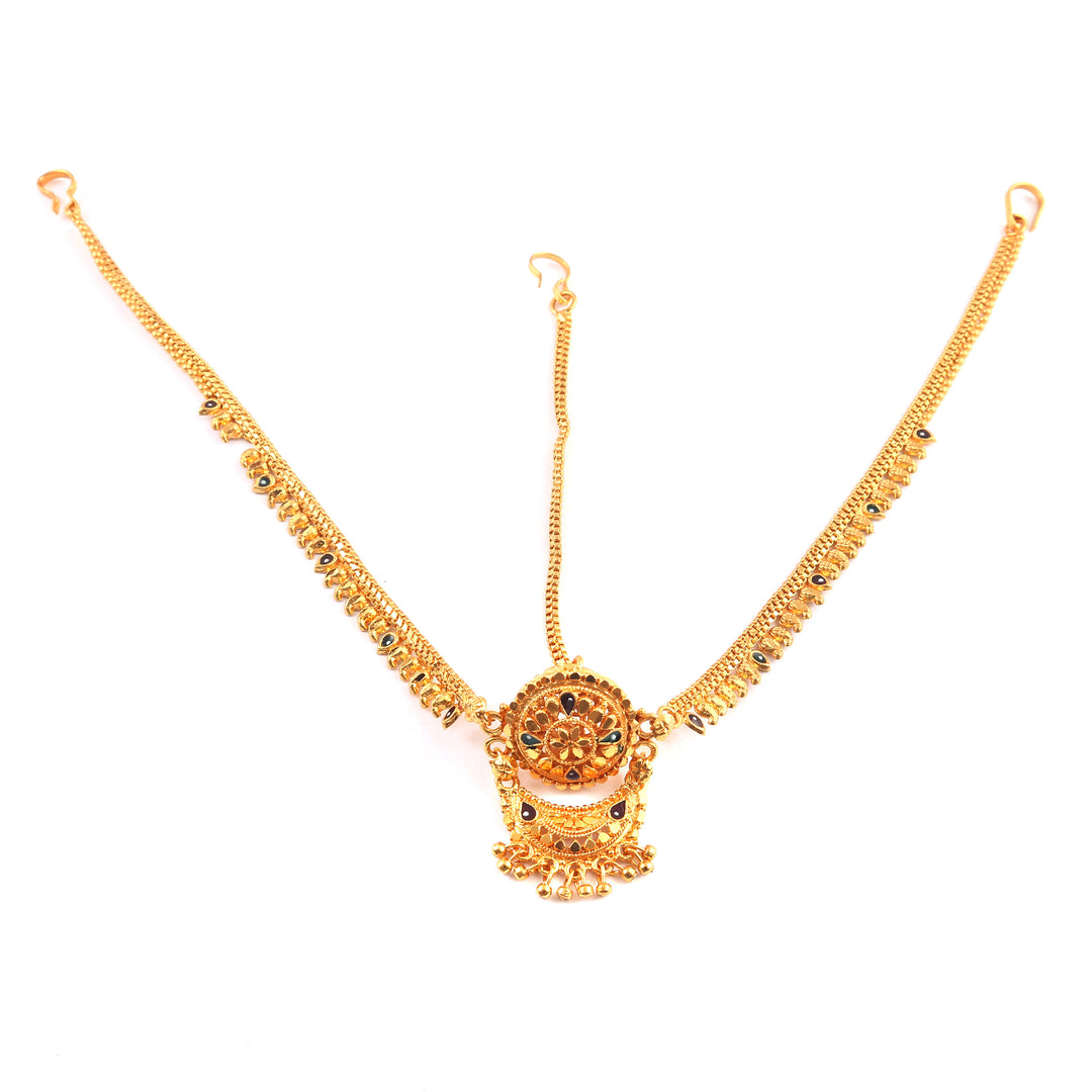 Gold Plated Traditional Polki & Handmade Meena Work Rajasthani Style Jewelry