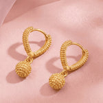 Load image into Gallery viewer, Gold-Toned Classic Drop Earrings
