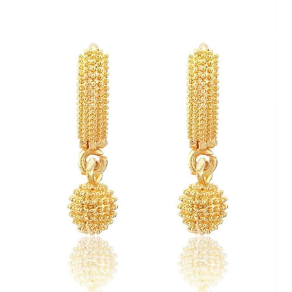 Gold-Toned Classic Drop Earrings