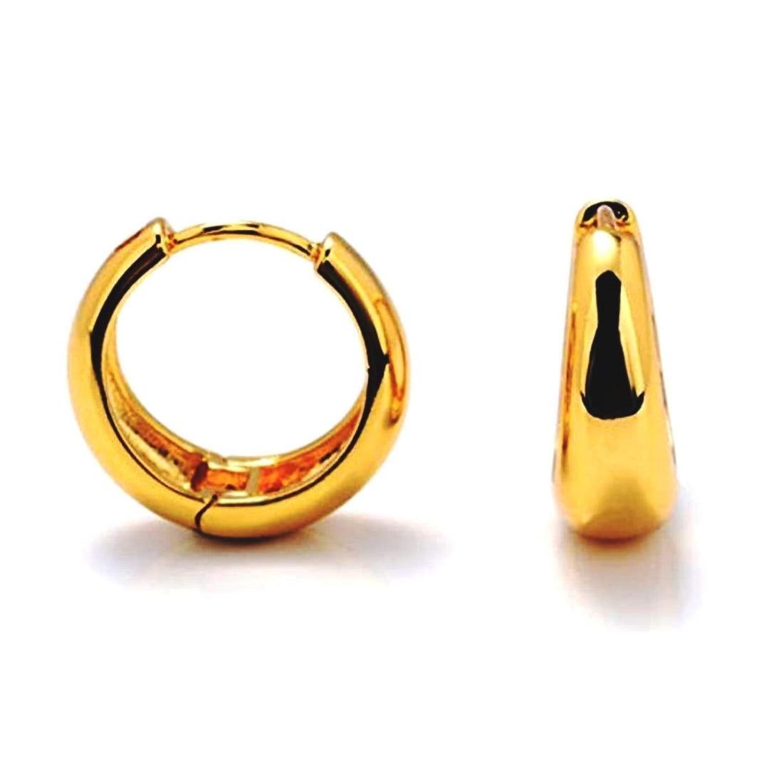 Gold-Toned Classic Drop Earrings
